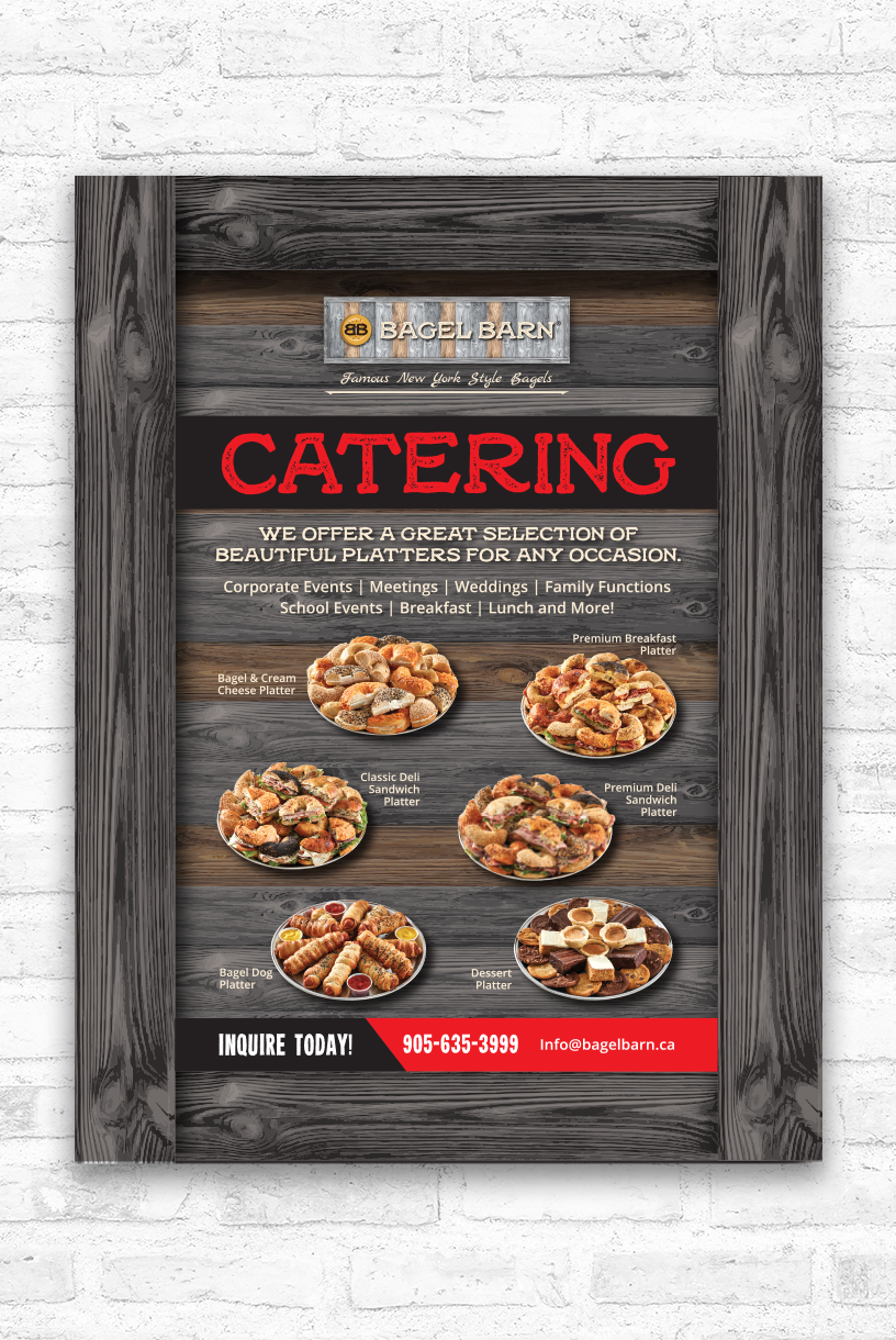 Bagel Barn Catering Poster